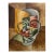 1960s Mid Century Modern George Kosanovic Painting Abstract Cubist Portrait PNW Art For Sale