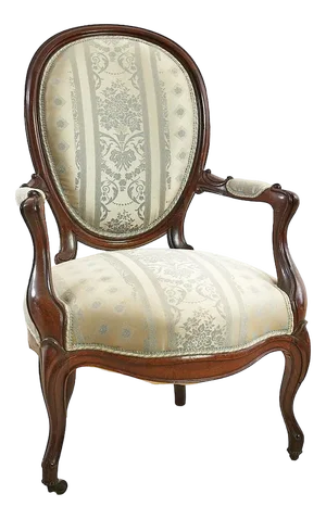 Carved Berger Armchair, 1800s