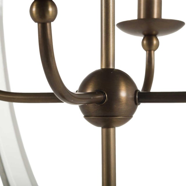 Art Deco Grayson Acrylic Chandelier For Sale - Image 3 of 5