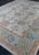 Blue Turkish Oushak Rug 9'3" x 12'4" #20432 For Sale - Image 8 of 8