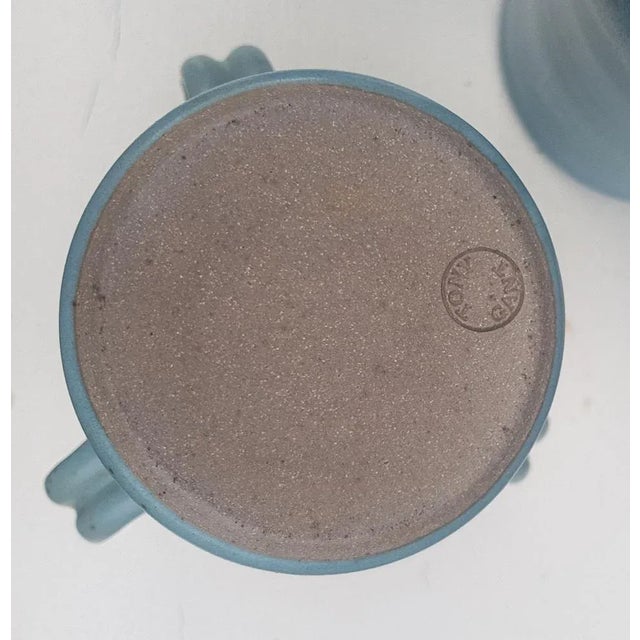 Ceramic Pitcher and Mugs from Tony Gant, Set of 5 For Sale - Image 5 of 6