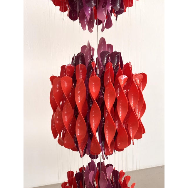 Vintage Spiral Lamp by Verner Panton for J.Lüber, 1969 For Sale - Image 9 of 13