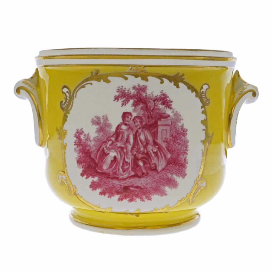西洋アンティーク　陶器製cachepot　約103cm 19th-century-neoclassic-
