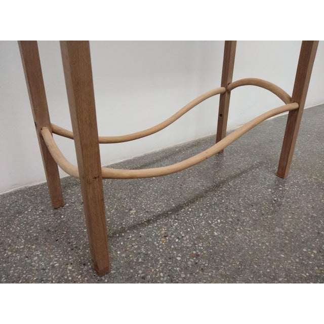 Folk Art Cricker Side Table For Sale - Image 11 of 13