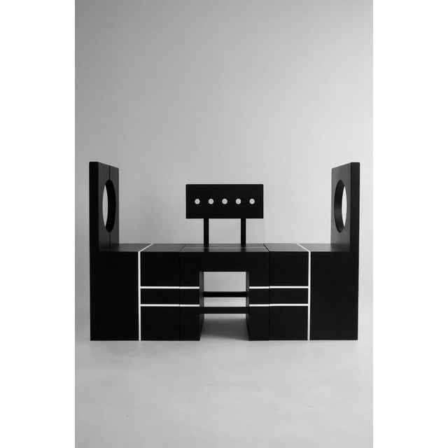 Not Yet Made - Made To Order Block Chair II in Oak by Valeria Vasi For Sale - Image 5 of 6
