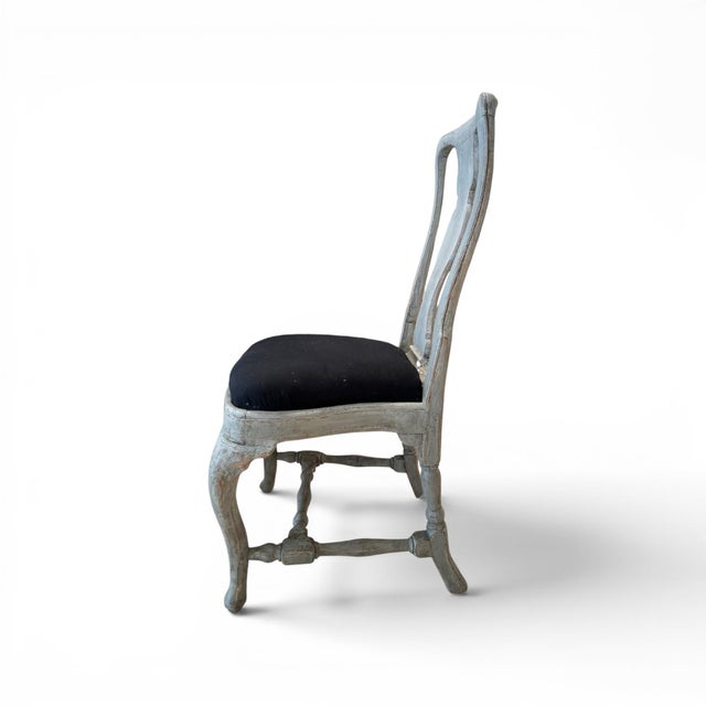 Rococo 18th Century Swedish Rococo Set of 8 Chairs For Sale - Image 3 of 7
