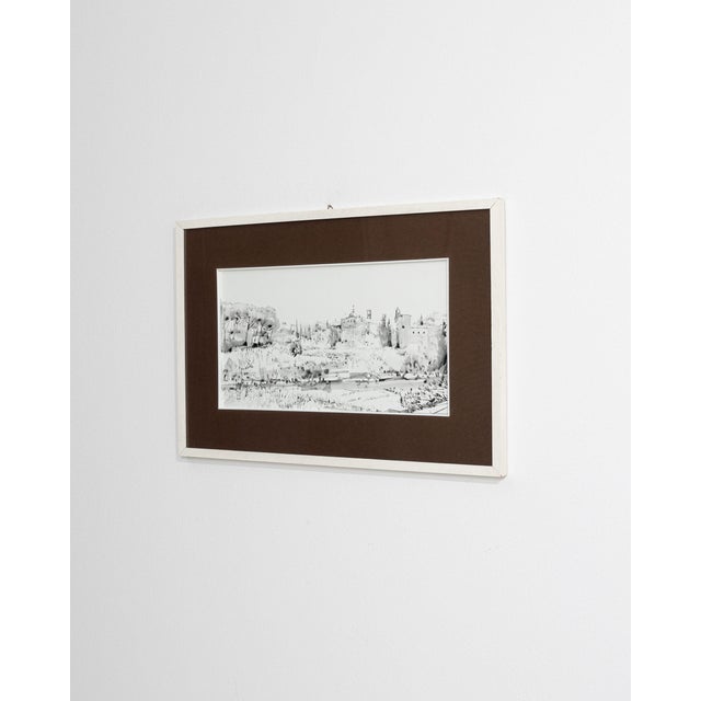 Mid 20th Century France Brown Wood Painting For Sale - Image 15 of 15