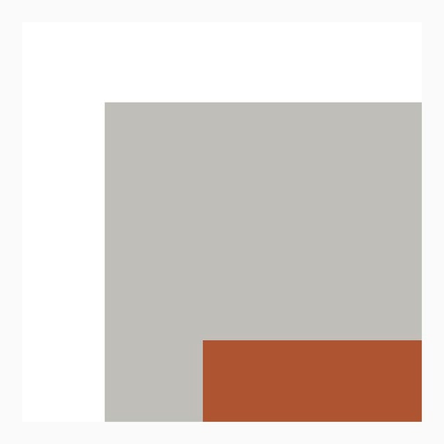 The Interaction of Gray and Orange Fine Art Print 40" X 50" by Liz Roache For Sale - Image 4 of 6