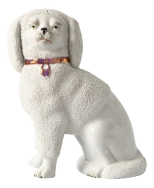 Porcelain Mantle Dog Figurine, 1890s