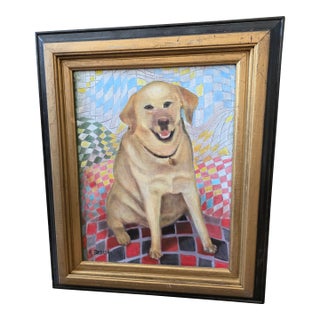 Dog Portrait Painting For Sale