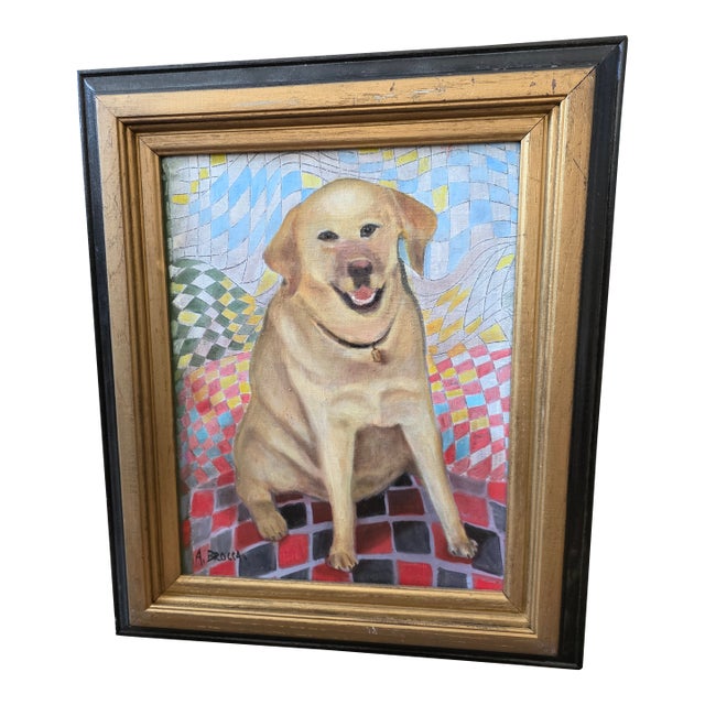 Dog Portrait Painting For Sale