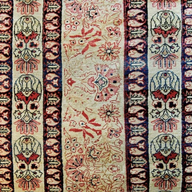 Mid 19th Century 19th Century Kermanshah "Willow Tree" Rug For Sale - Image 5 of 5