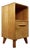 1940’s Art Deco Solid Birch Heywood Wakefield Nightstand / Cabinet For Sale