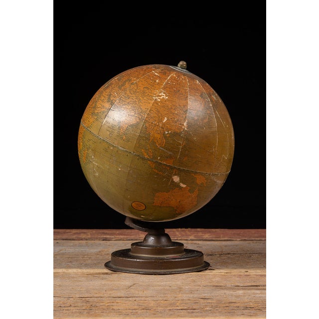 c. 1940s-1950s; George F. Cram Co. - Indianapolis, Indiana Featuring a 9-inch terrestrial globe manufactured by the George...