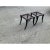 Mid-Century Style Klismos Ottomans - Pair For Sale In San Diego - Image 6 of 6
