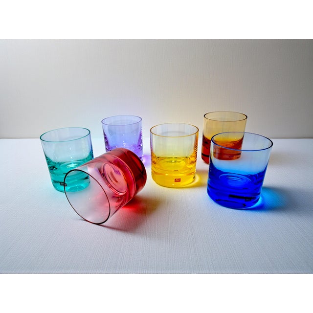 Moser Colored Crystal Whiskey Glasses, 1970s, Set of 6 For Sale - Image 17 of 17