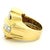 Gold Vintage David Webb 18k Gold & Platinum Diamond Statement Ring, Size 8 For Sale - Image 8 of 13