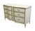 DREXEL FURNITURE Touraine Collection Custom Cream Pained Country French Provincial 54" Double Dresser 200-120-1 35.25"...