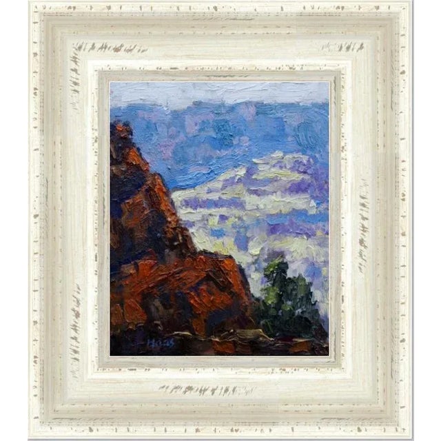 "Grand Canyon" Contemporary Impasto Landscape Oil Painting For Sale - Image 12 of 12