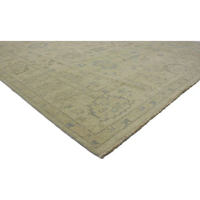 Contemporary Oushak Inspired Area Rug - 7′11″ × 10′1″ For Sale - Image 3 of 4