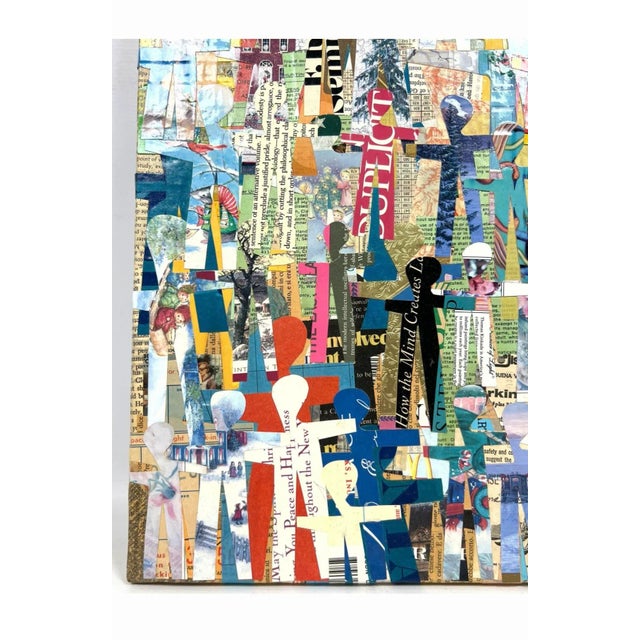 Stanley Green Figurative Paper Collage For Sale In Wichita - Image 6 of 10