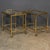 Stylish mid 20th Century French brass faux bamboo two-tier trolleys, this fine pair of trolleys have their original...