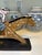 Mid 20th Century Vintage Handmade Folk Art Jockey Horse Racing Wood Sculpture For Sale - Image 5 of 13