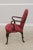 Pair of Antique Mahogany Open Arm Chairs For Sale - Image 4 of 16