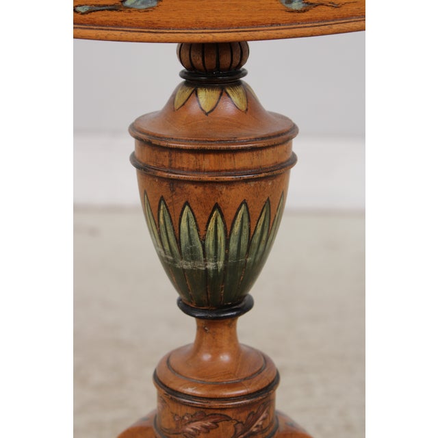 Vintage Adams Satinwood English Firescreen For Sale - Image 10 of 14