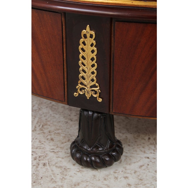 Mobili Colombo Mahogany Neoclassical Vitrine Display Cabinet For Sale - Image 15 of 18