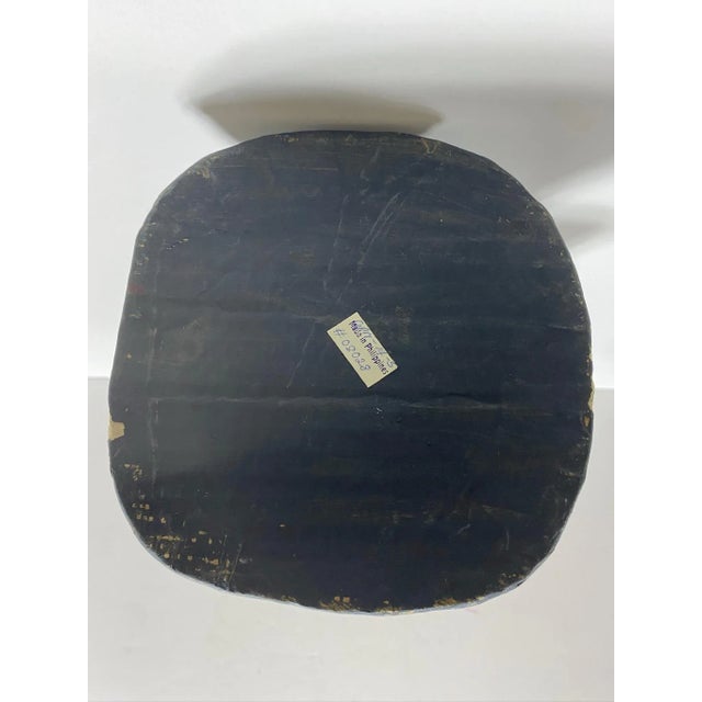 Vintage Folk Art Paper Mache Santa Figure – Hand Painted Mid Century Christmas Decor For Sale - Image 12 of 12