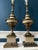 Vintage Stiffel Enameled Brass Table Lamps With Scalloped Shades — Elegant Neoclassical Form - a Pair For Sale - Image 18 of 18