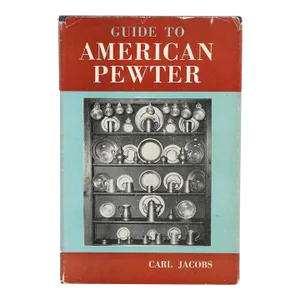Vintage Guide to American Pewter by Carl Jacobs Book