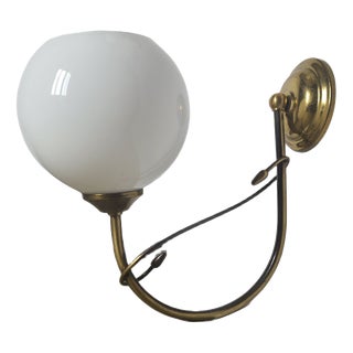 Vintage Art Deco Wall Lamp, Poland, 1950s For Sale