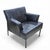 Meo 357 Armchair in Black Leather by Dan Ihreborn for Kinnarps, Sweden, 1990s For Sale - Image 5 of 5