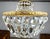 Metal Antique French Empire Basket Style Crystal & Brass Chandelier For Sale - Image 7 of 11
