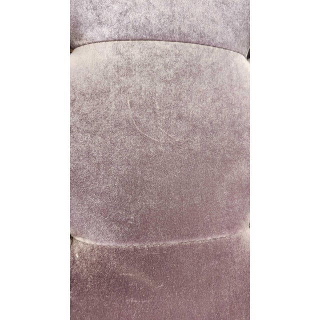 Rove Concepts Purple Velvet Sofa For Sale - Image 10 of 11