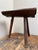 Brown Antique Tripod Wooden Stool For Sale - Image 8 of 11