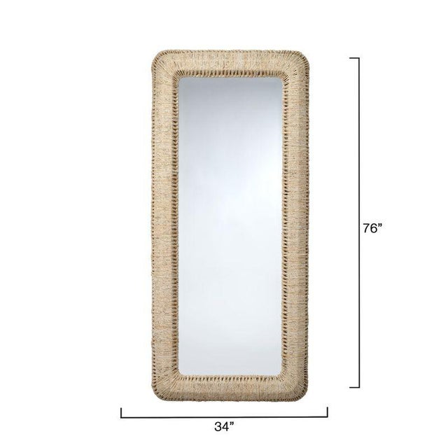 Transitional Jamie Young Hollis Floor Mirror For Sale - Image 3 of 6