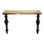 1980s Large Marble & Brass Console Table Italy For Sale