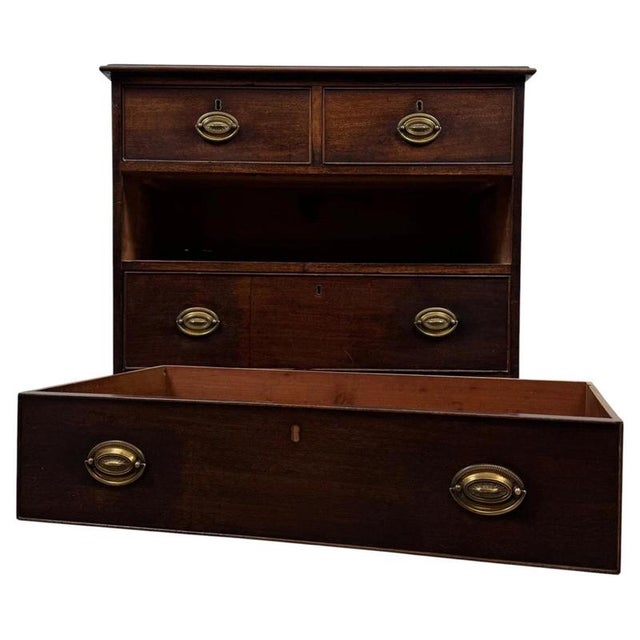 Antique English Georgian Chest of Drawers, 1700s For Sale - Image 3 of 12