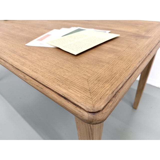 Wood Country Table in Oak and Pine, 1970s For Sale - Image 7 of 18