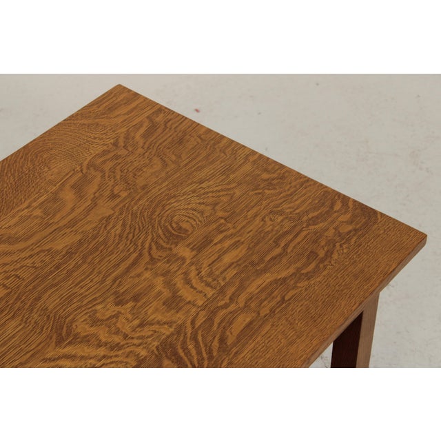 Stickley Mission Oak Arts & Crafts Coffee Table For Sale In Philadelphia - Image 6 of 14
