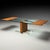 Vladimir Kagan, Mid-Century Modern, Dining Table, Zebrawood, Glass, USA, 1967 The Model 6705 extendable dining table,...