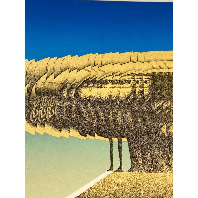 Rudolf Hausner, Adam, Why Are You Trembling?, 1970s, Screenprint For Sale - Image 7 of 15