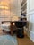 Sylvan s.f. Elba Charcoal Parchment, Brass & Resin Side Table by Sylvan Fiss For Sale - Image 11 of 18