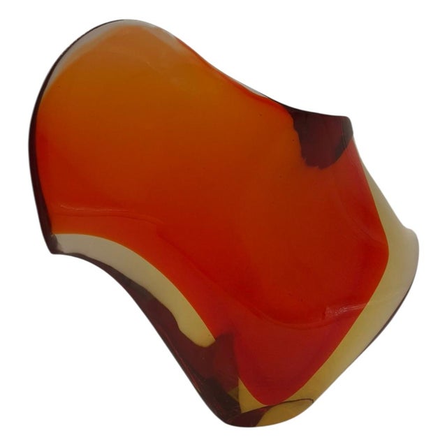 Large Mid-Century Modern Murano "Sommerso" Art Glass Sparrow Sculpture, Italy For Sale - Image 4 of 9