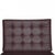 Barcelona Chair in Burgundy Leather by Ludwig Mies van der Rohe, 2000s For Sale - Image 3 of 18