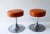 Set of Chrome and Leather Stools, Italy, 1970s For Sale - Image 6 of 8
