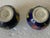 English Moorcroft Pottery 2 Hibiscus Pattern Miniature Vases For Sale - Image 3 of 3
